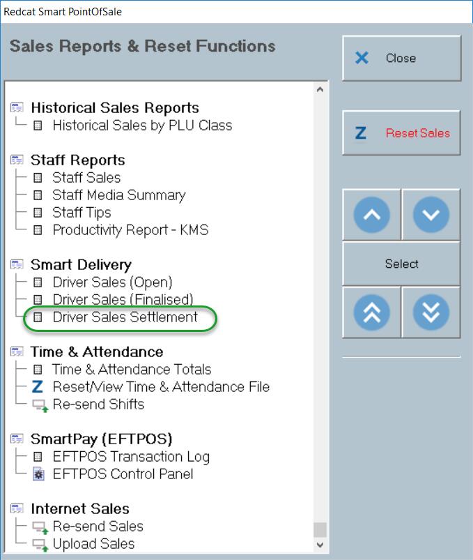 DriverSalesSettlement