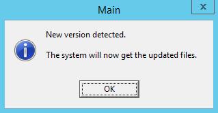 New version detected