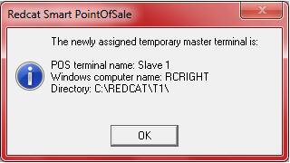 Temp Master Confirmation Message