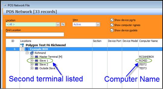 POS Network file detemine computer name